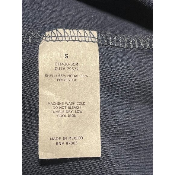 Green Envelope Los Angeles Button-Down Sleeveless Blouse Womens S Dark Blue - Picture 5 of 5